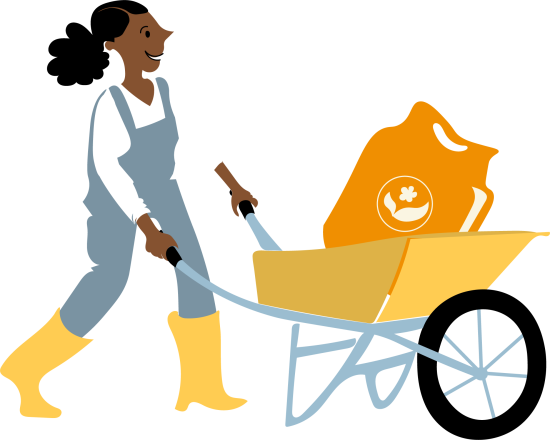 illustration pour le retail d'une marque de luxe