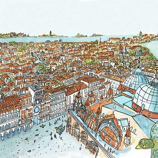 Venise de l'album "L'enfant et l'oiseau"